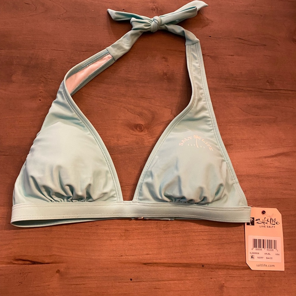 Salt Life Bikini Top Built In Bra NWT Size XS